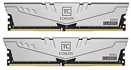 Оперативна пам'ять Team DDR4 16GB (2х8GB) 3200MHz T-Create Classic 10L (TTCCD416G3200HC22DC01) Gray