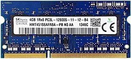 Оперативна пам'ять для ноутбука Hynix SoDIMM 4GB1600MHz DDR3L (HMT451S6AFR8A-PB)