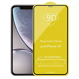 Защитное стекло Powermax 9D Full Glue Apple iPhone XR, iPhone 11 Black