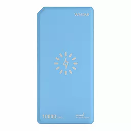 Повербанк Wesdar WS1 Wireless 10000 Blue - фото Повербанк Wesdar WS1 Wireless 10000 Blue