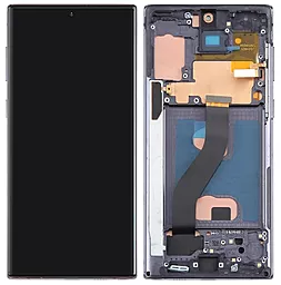 Дисплей Samsung Galaxy Note 10 N970 з тачскріном і рамкою, (OLED), Aura Glow