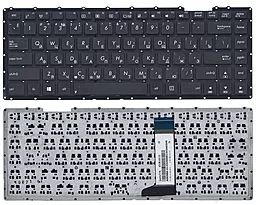 Клавиатура для ноутбука Asus X451 X451CA без рамки черная
