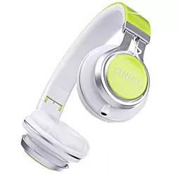 Навушники Vinga HSM040 White/Green - мініатюра 7