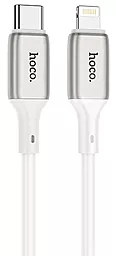 Кабель Hoco X66 Howdy USB Type-C - Lightning 20w 3a 1м PD сable White - фото Кабель Hoco X66 Howdy USB Type-C - Lightning 20w 3a 1м PD сable White