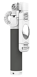Моноподы, селфи-палки Rock Mini selfie stick with wire control & mirror Black - фото Моноподы, селфи-палки Rock Mini selfie stick with wire control & mirror Black