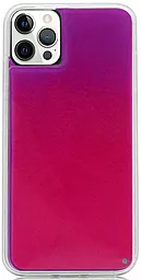 Чехол Epik Neon Sand glow in the dark Apple iPhone 12 Pro Max Purple/Pink