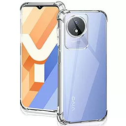 Чехол GETMAN Ease logo для Vivo Y02 Transparent