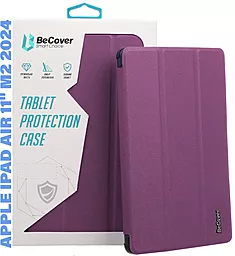 Чехол для планшета BeCover Smart Case для Apple iPad Air 11" M2 2024, M3 2025 Purple (711387) - фото Чехол для планшета BeCover Smart Case для Apple iPad Air 11" M2 2024, M3 2025 Purple (711387)