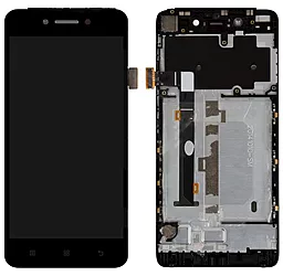 Дисплей Lenovo S90 с тачскрином и рамкой, Black - фото Дисплей Lenovo S90 с тачскрином и рамкой, Black