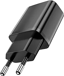 Сетевое зарядное устройство Borofone BA52A Gamble 2.1a home charger black - миниатюра 4