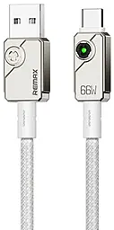 Кабель Remax RC-C33 Swift USB-A - Type-C 66w 6a 1.2м Huawei SCP cable Silver - фото Кабель Remax RC-C33 Swift USB-A - Type-C 66w 6a 1.2м Huawei SCP cable Silver