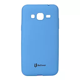 Чехол BeCover Case Samsung J320 Galaxy J3 2016 Blue (703243) + Glass