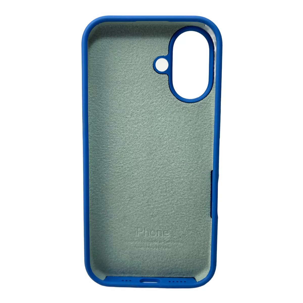 Чехол Silicone Case Full для Apple iPhone 16 Royal Blue - фото 2