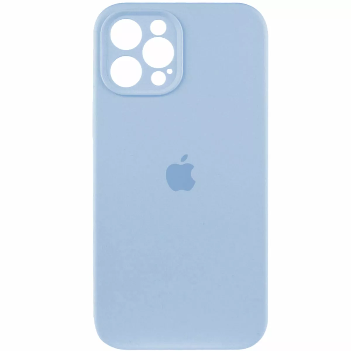 Чехол Silicone Case Full Camera for Apple iPhone 11 Pro Mist Blue - фото 1