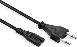 Мережевий кабель Voltronic PC-184 / 2 CEE7 / 16 C7-1CM8155-1,8 2 pin 0.75mm 1.8M Black