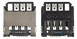 Конектор SIM-карти Samsung G110H / G130H / G130HN / G310 / G313H / G313HN / G318H / S7390 / S7392 - фото Конектор SIM-карти Samsung G110H / G130H / G130HN / G310 / G313H / G313HN / G318H / S7390 / S7392