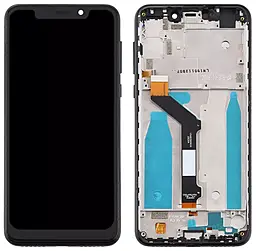 Дисплей Motorola One, P30 Play (XT1941) з тачскріном і рамкою, оригінал, Black - фото Дисплей Motorola One, P30 Play (XT1941) з тачскріном і рамкою, оригінал, Black