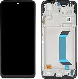 Дисплей Xiaomi Redmi Note 12 5G, Redmi Note 12 5G China с тачскрином и рамкой, оригинал, Black