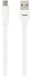 Кабель USB Gelius Pro Armor micro USB Cable White