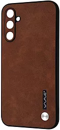 Чехол Wave Leather Case для Samsung Galaxy A24 4G Dark Brown