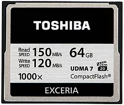 Карта пам'яті Toshiba Compact Flash 64GB Exceria 1000X UDMA 7 (CF-064GTGI(8)