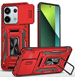 {"ru": "Чехол", "uk": "Чохол"} Epik Camshield Army Ring для Xiaomi Poco X6, Note 13 Pro 5G  Red