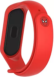 Змінний ремінець для фітнес трекера Xiaomi Mi Smart Band 5/6 Superhero Spider Man Red