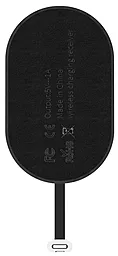 Переходник для беспроводной зарядки Baseus Microfiber Receiver 2a Lightning (wXTE-A01) black - фото Переходник для беспроводной зарядки Baseus Microfiber Receiver 2a Lightning (wXTE-A01) black