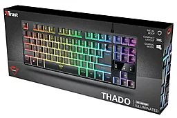 Клавиатура Trust GXT 833 Thado TKL Keyboard RU (23724) Black - миниатюра 5