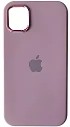 Чехол Epik Silicone Case Metal Frame для iPhone 13 Pro Blue berry