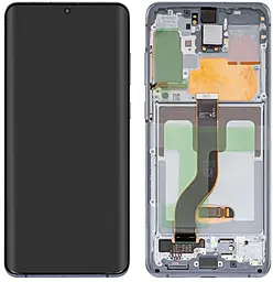 Дисплей Samsung Galaxy S20 Plus G985, S20 Plus 5G G986 с тачскрином и рамкой, original PRC, Aura blue - фото Дисплей Samsung Galaxy S20 Plus G985, S20 Plus 5G G986 с тачскрином и рамкой, original PRC, Aura blue