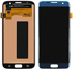 Дисплей Samsung Galaxy S7 Edge G935 с тачскрином, сервисный оригинал, Blue