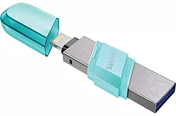 Флешка SanDisk 128 GB iXpand Flip Ice Mint (SDIX90N-128G-GN6NJ) - мініатюра 5