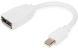 Видео переходник (адаптер) mini DisplayPort - DisplayPort v1.2 4k 60hz 0.15m white (DB-340405-001-W) Digitus