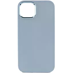 Чехол Epik TPU Bonbon Metal Style для Apple iPhone 13 (6.1") Голубой / Mist blue