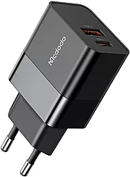 Мережевий зарядний пристрій McDodo CH-1951 20W USB-C-A black (CH-1951)