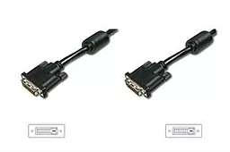 Видеокабель DVI-D 5м Black (AK-320101-050-S) Digitus - фото Видеокабель DVI-D 5м Black (AK-320101-050-S) Digitus