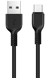 Кабель Hoco X20 Flash Сharging USB-A - Type-C 12w 2.4a 1м cable Black - фото Кабель Hoco X20 Flash Сharging USB-A - Type-C 12w 2.4a 1м cable Black