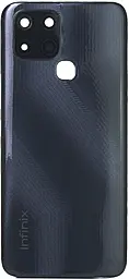 Задняя крышка корпуса Infinix Smart 6 Polar Black - фото Задняя крышка корпуса Infinix Smart 6 Polar Black