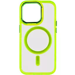 Чехол Epik Iris with MagSafe для Apple iPhone 14 Pro Max Yellow