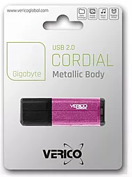 Флешка Verico Cordial 8Gb (1UDOV-MFPK83-NN) Pink - миниатюра 2