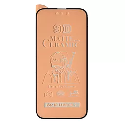 Гибкое защитное стекло CERAMIC MATTE для Apple iPhone 14 Pro Black - фото Гибкое защитное стекло CERAMIC MATTE для Apple iPhone 14 Pro Black