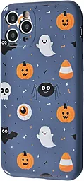 Чохол Wave Fancy Ghosts and pumpkins Apple iPhone 11 Pro Max Dark Blue