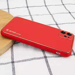 Чехол Epik Кожаный чехол Xshield Apple iPhone 12 mini  Red - миниатюра 2