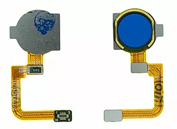 Шлейф Realme C3 / C3i со сканером отпечатка пальца Original Blue