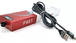 Кабель EMY MY-732 USB-A - Type-C 12w 2.4a 2м cable Black