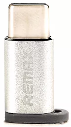 Адаптер-переходник Remax Micro USB на Type-C Silver (RA-USB1)