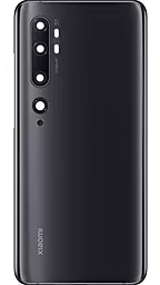 Задняя крышка корпуса Xiaomi Mi Note 10 со стеклом камеры Original Midnight Black - фото Задняя крышка корпуса Xiaomi Mi Note 10 со стеклом камеры Original Midnight Black