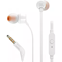 Наушники JBL T100A In Ear Headphones White