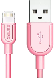 USB Кабель Remax Souffle Lightning Pink (RC-031i)
